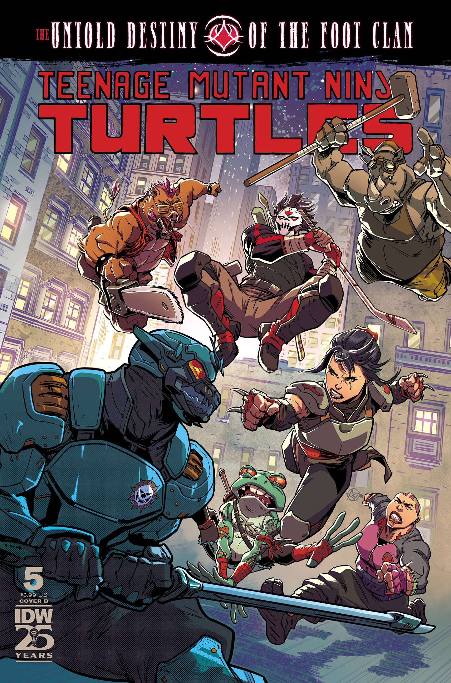 Teenage Mutant Ninja Turtles: The Untold Destiny of the Foot Clan #5