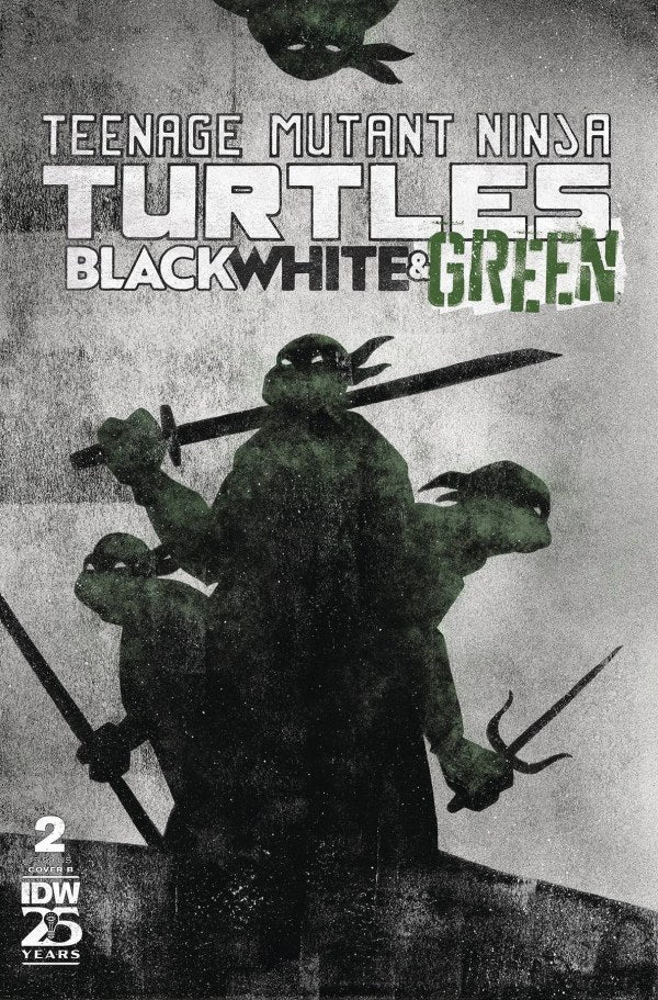 Teenage Mutant Ninja Turtles: Black, White, & Green #2