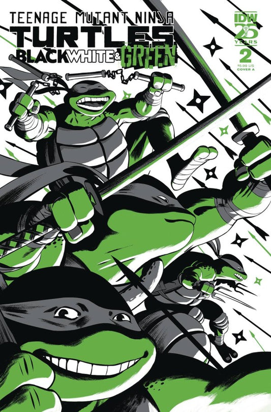 Teenage Mutant Ninja Turtles: Black, White, & Green #2