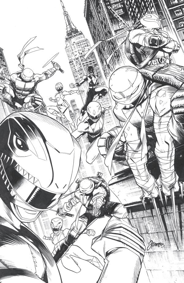 Mighty Morphin Power Rangers/Teenage Mutant Ninja Turtles III #5 (Incentives)