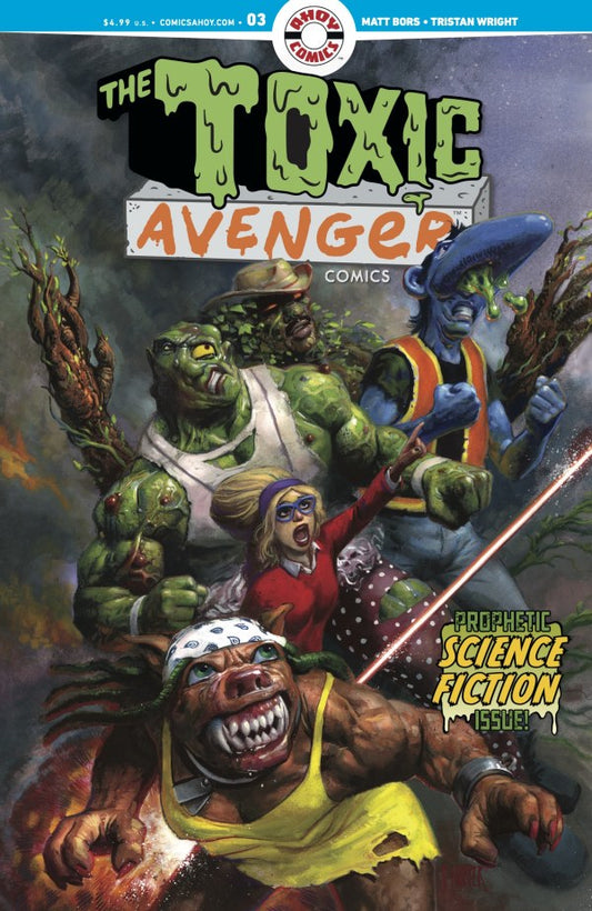 Toxic Avenger Comics #3 (Polybagged w/ Trading Card)