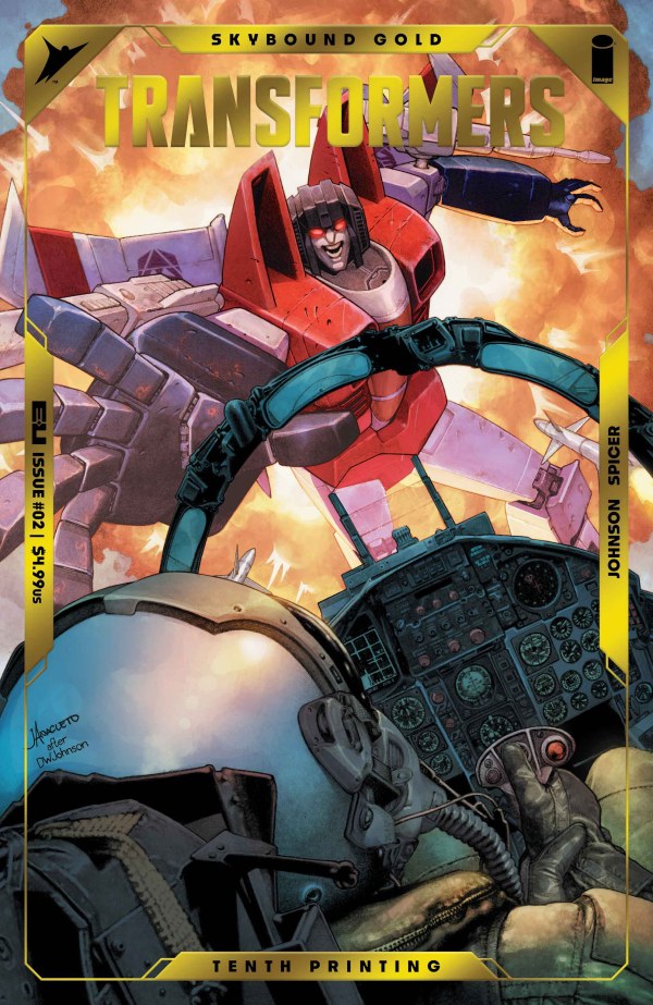 Transformers #2 (Tenth Print Embossed Foil Lettering)