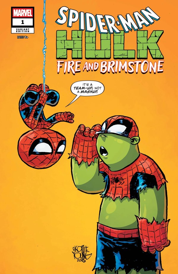 Spider-Man/Hulk: Fire and Brimstone #1 (Skottie Young Variant)